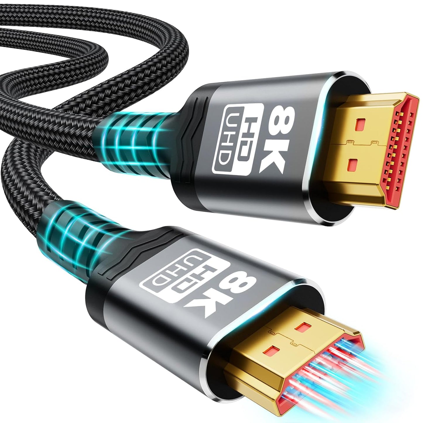 10K 8K HDMI 2.1 Cable - 15 FT